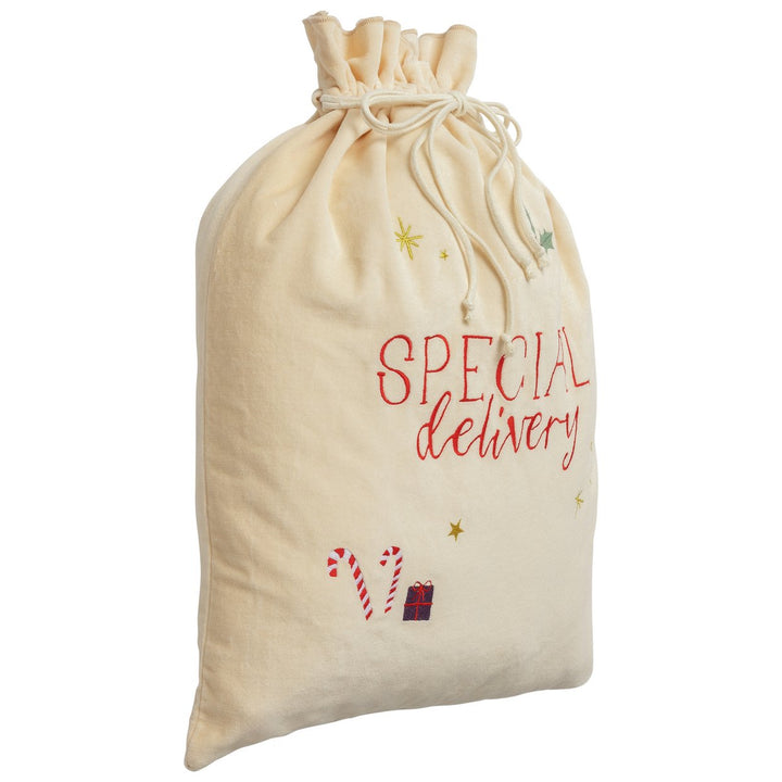 Habitat Cream Special Delivery Christmas Sack