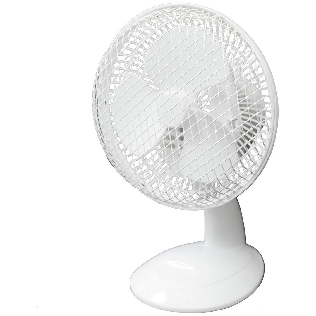 Bush White Desk Fan - 7 Inch