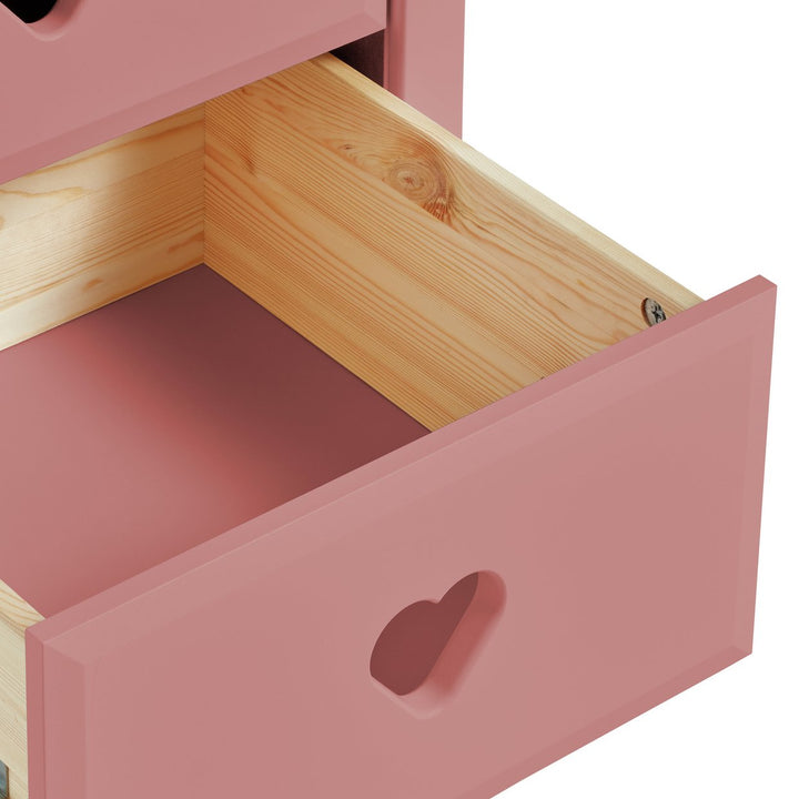 Home Kids Mia Bedside Table - Pink