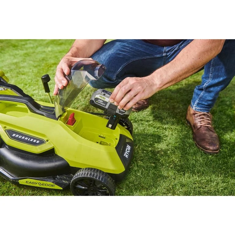Ryobi RY18LMX33A-0 18V ONE+ Cordless Brushless 33cm Lawn Mower (Bare Tool)