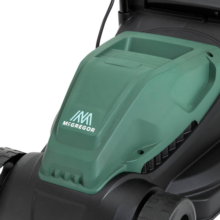 McGregor 31cm Electric Corded Rotary Lawnmower - 1200W - MCELM1231