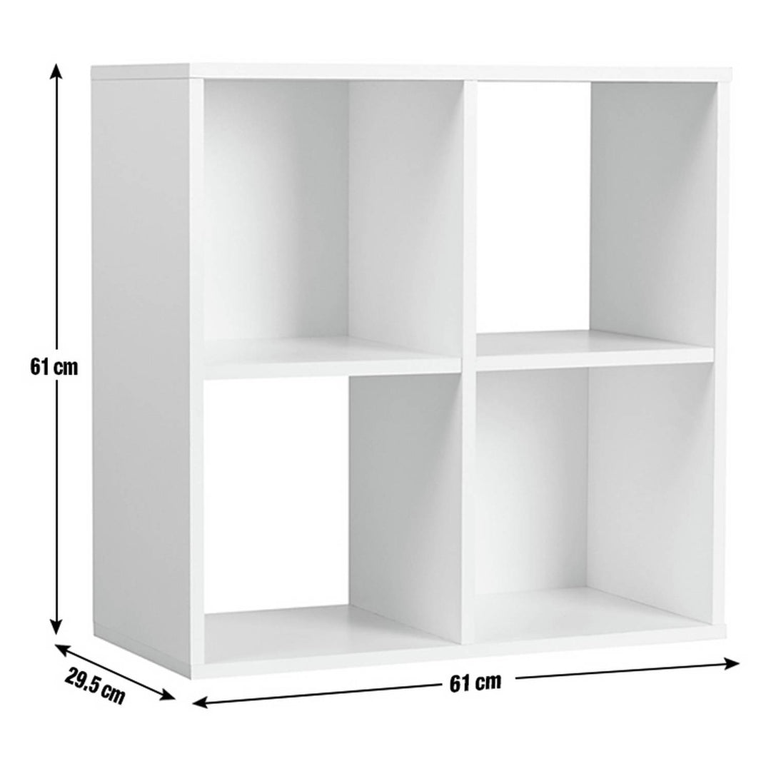 Home Squares 4 Cube Storage Unit - White
