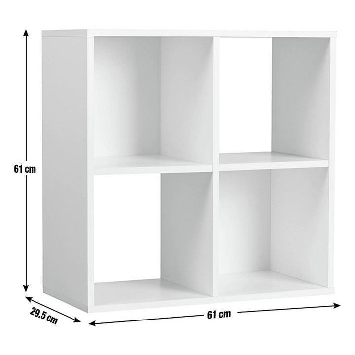 Home Squares 4 Cube Storage Unit - White
