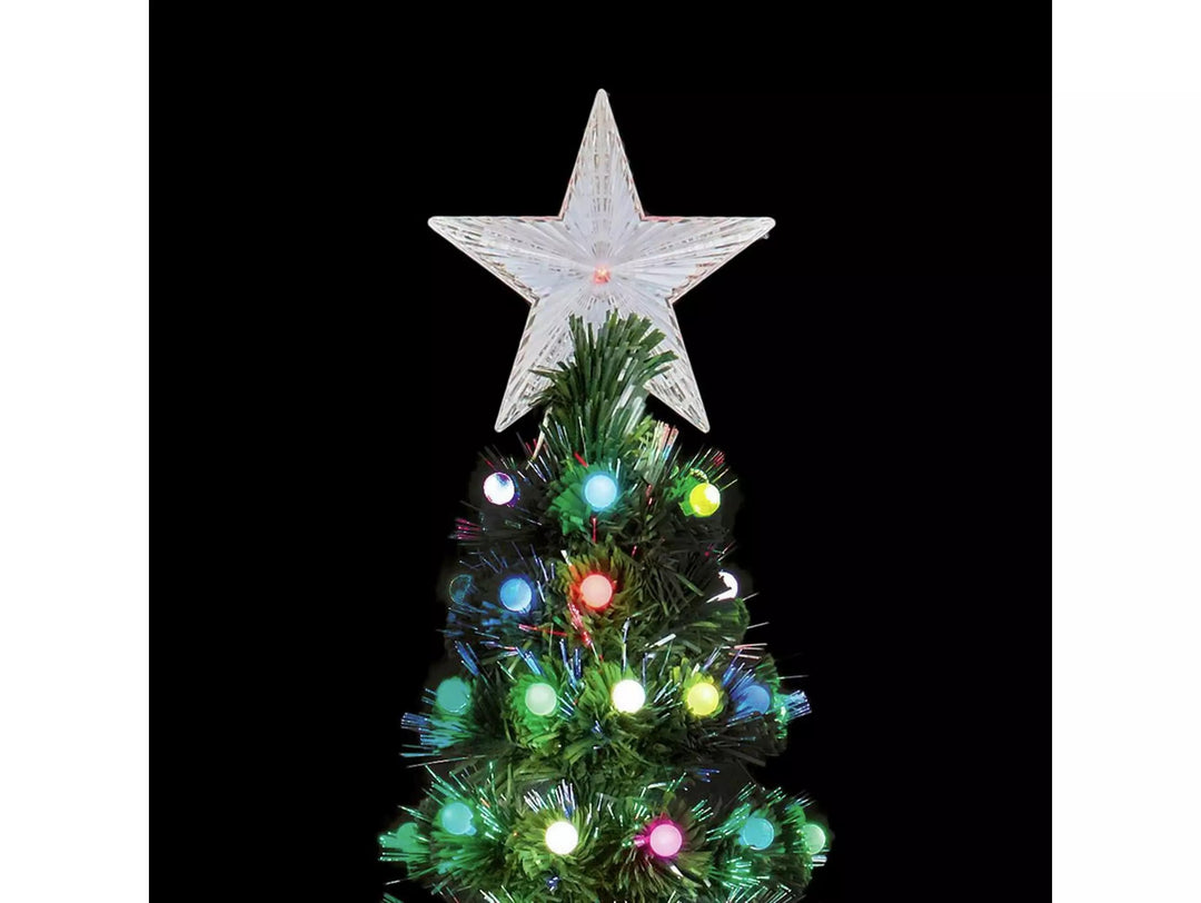 Premier Decorations 4ft Colour Changing Lights Christmas Tree - Green