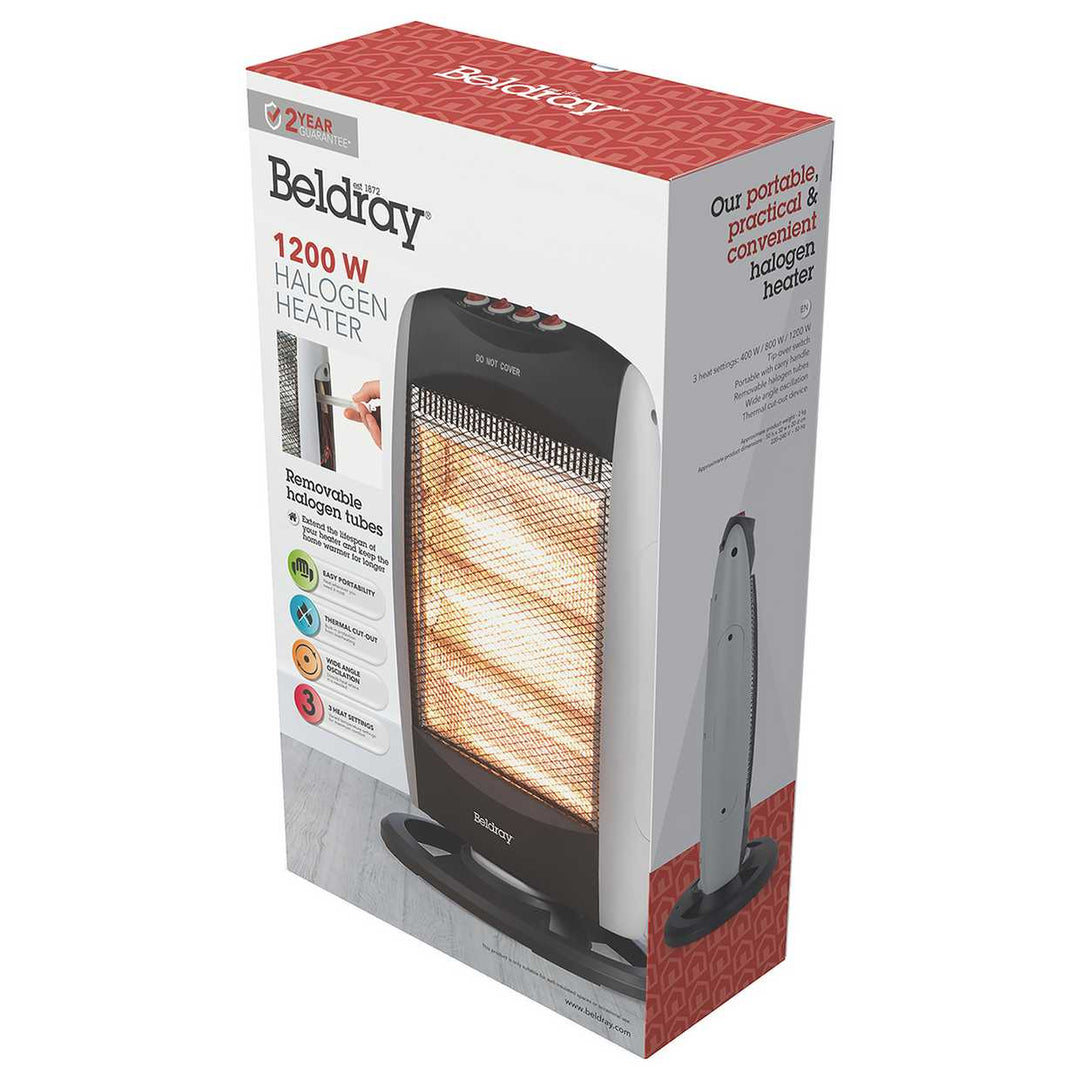 Beldray 1.2kW Halogen Heater