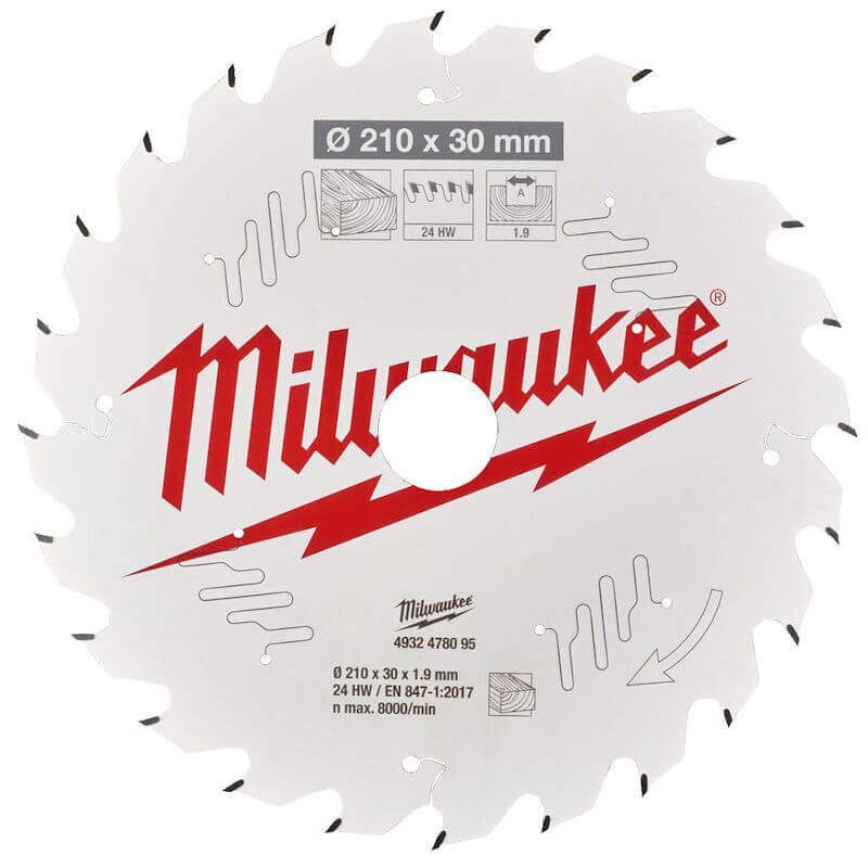 Milwaukee 4932478095 Circular Saw Blade For Table Saw
