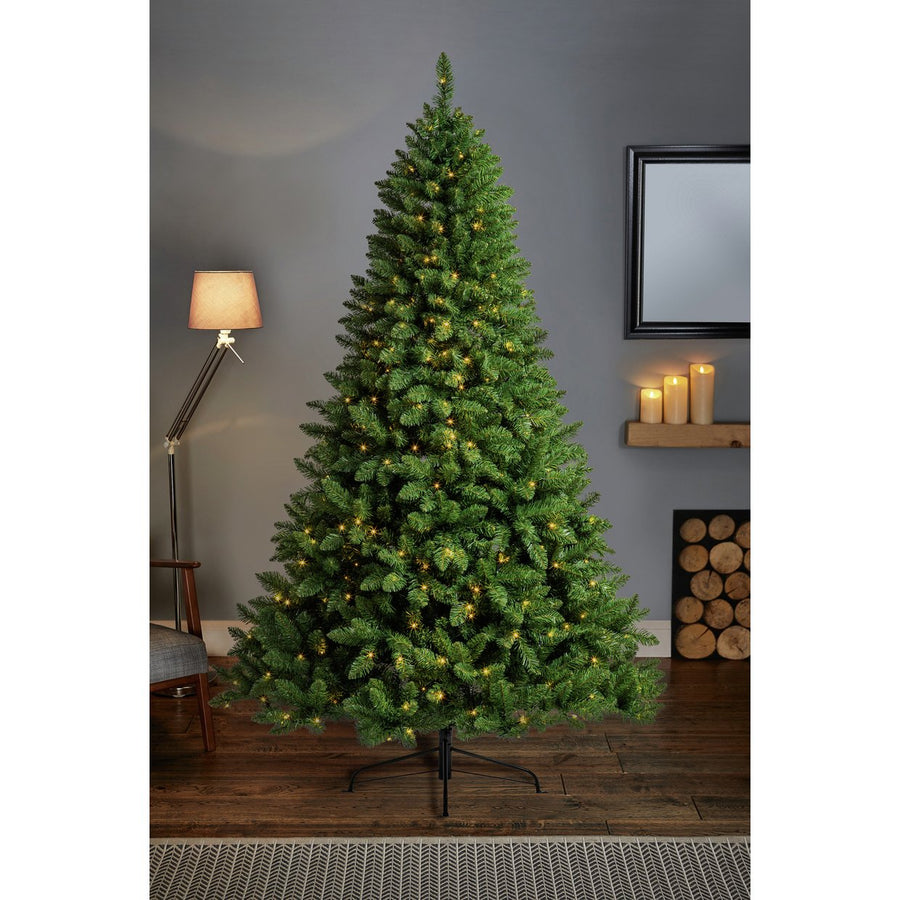 Premier Decorations 7ft Oregon Pine Christmas Tree - Green