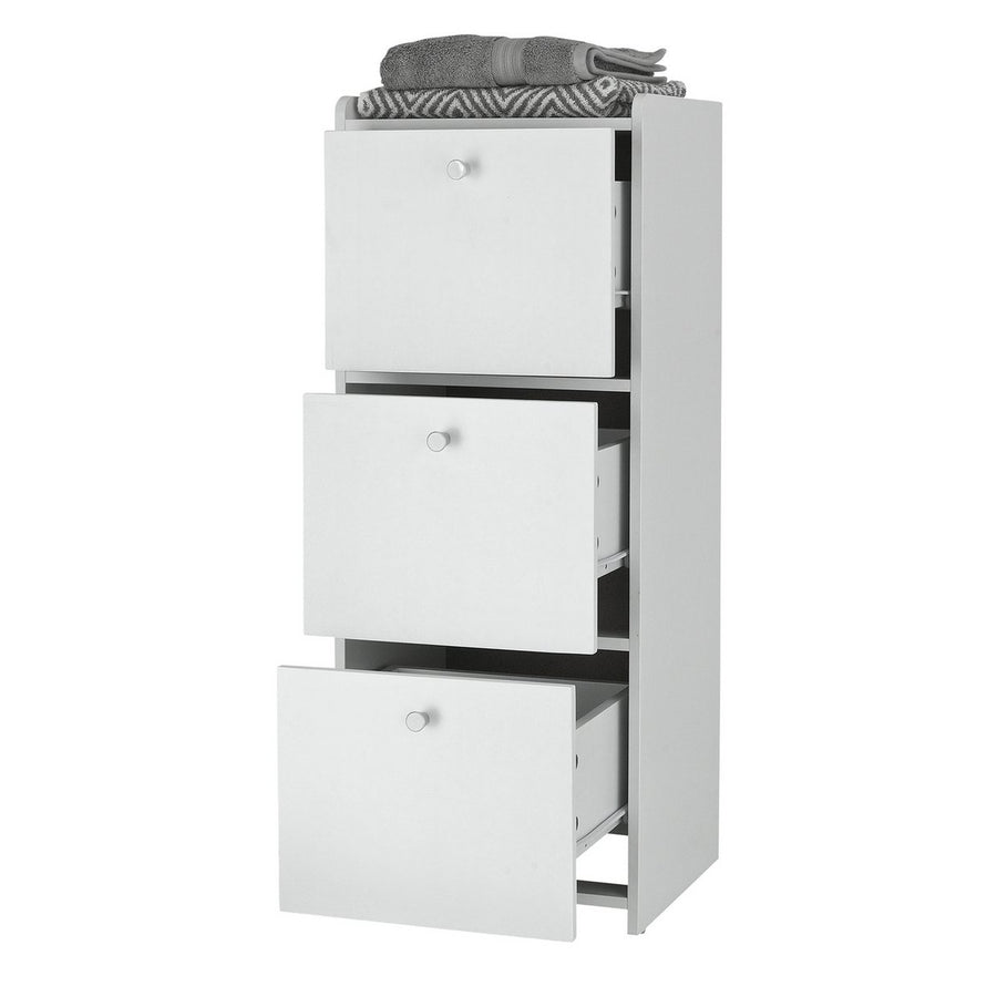 Home Prime 3 Drawer Unit - White 