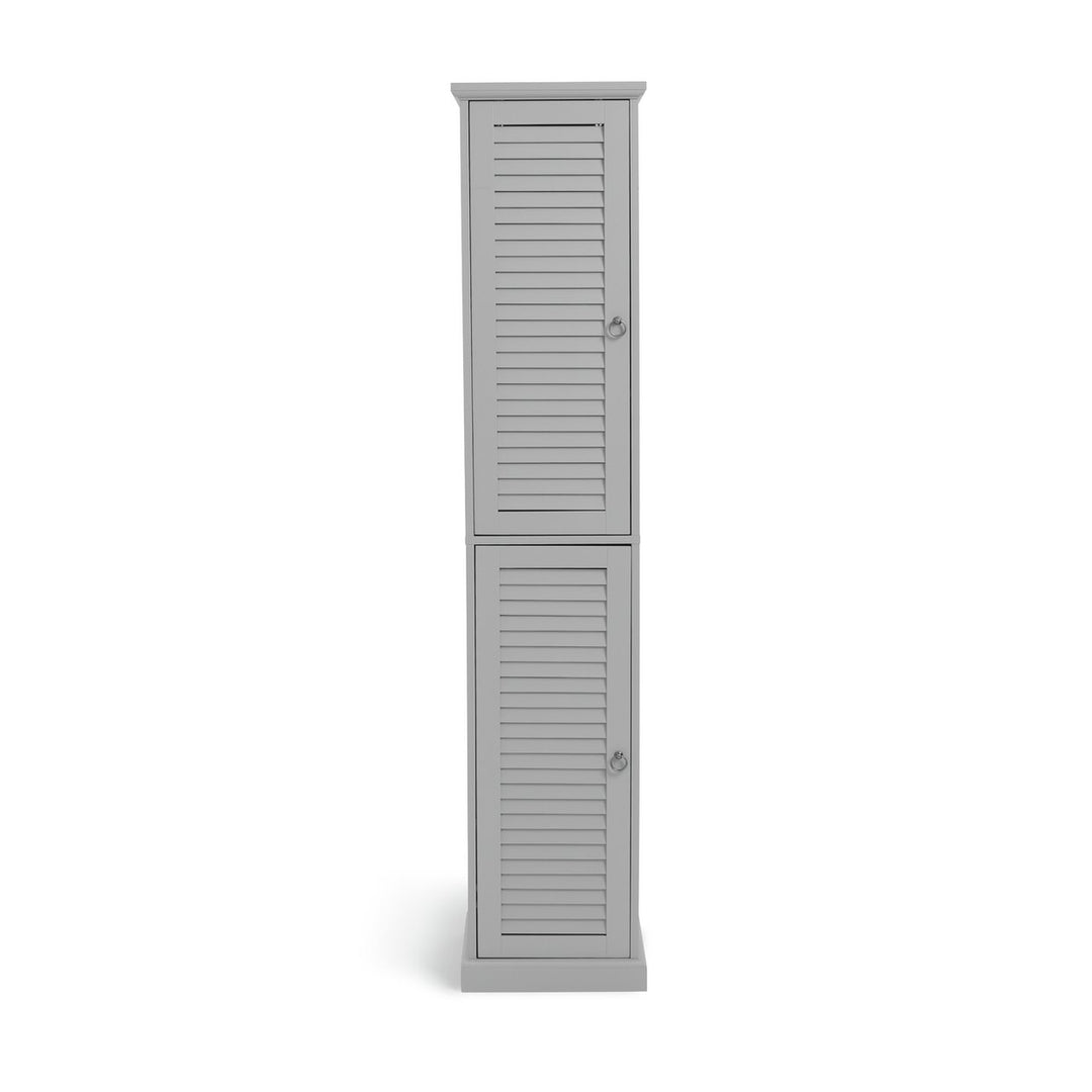 Home Le Marais Louvered Tallboy - Grey