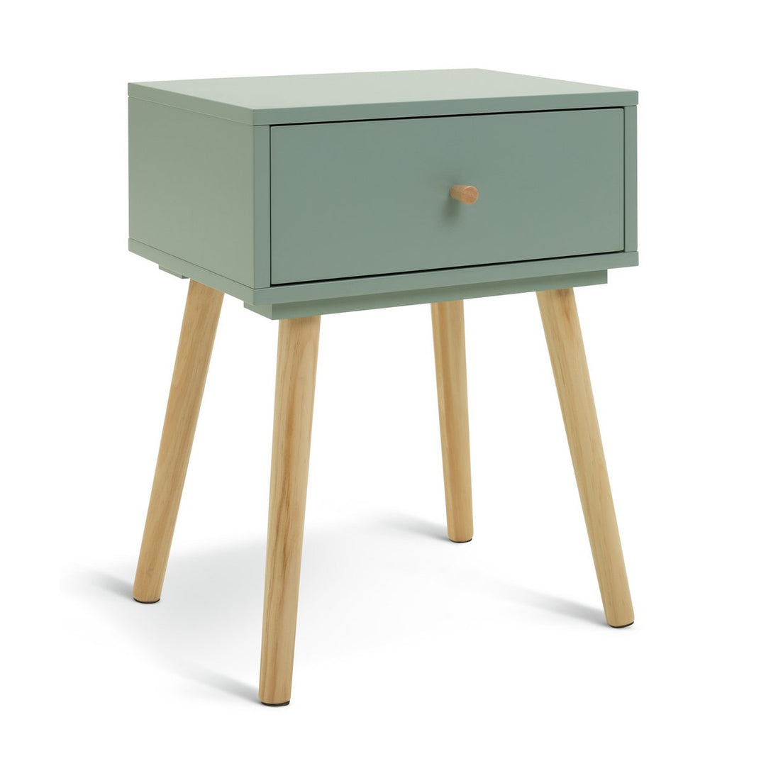 Habitat Otto 1 Drawer Bedside Table - Green