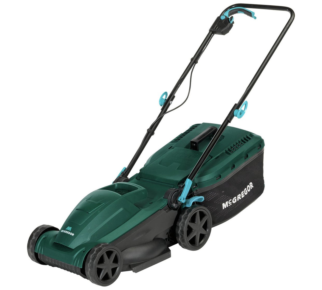 McGregor MER1434 34cm Corded Rotary Lawnmower - 1400W
