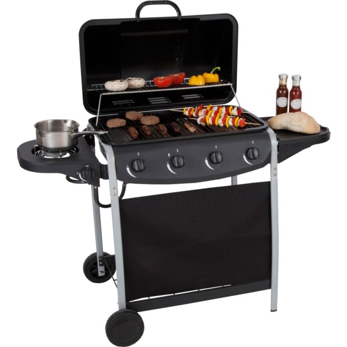 Home 4 Burner with Side Burner Gas BBQ