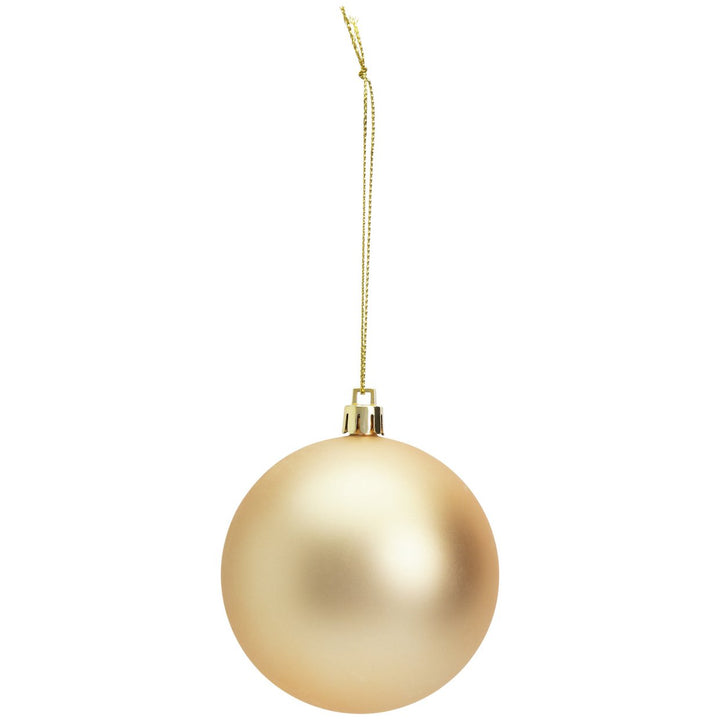 Home Pack of 49 Shatterproof Christmas Baubles - Gold