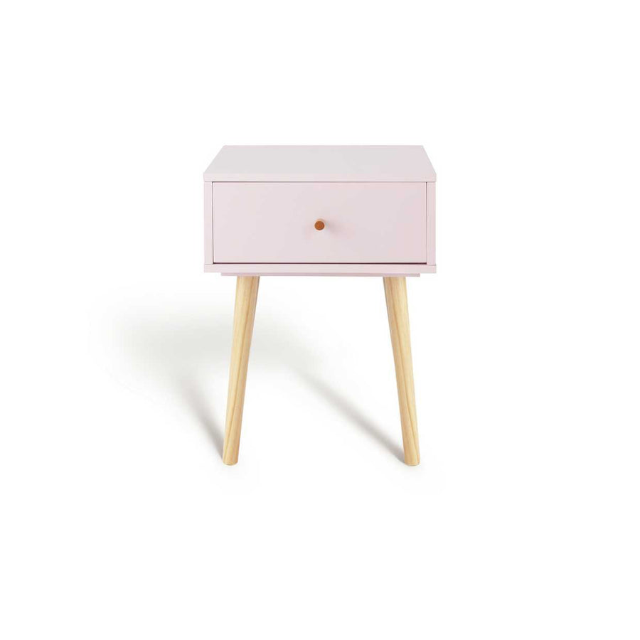 Habitat Otto 1 Drawer Bedside Table - Pink