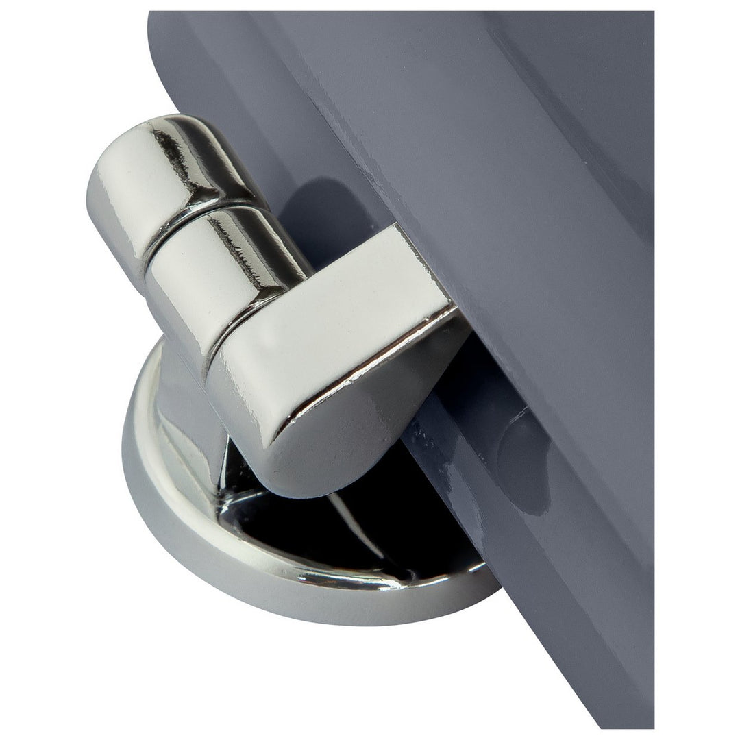 Home Moulded Wood Toilet Seat - Flint Grey