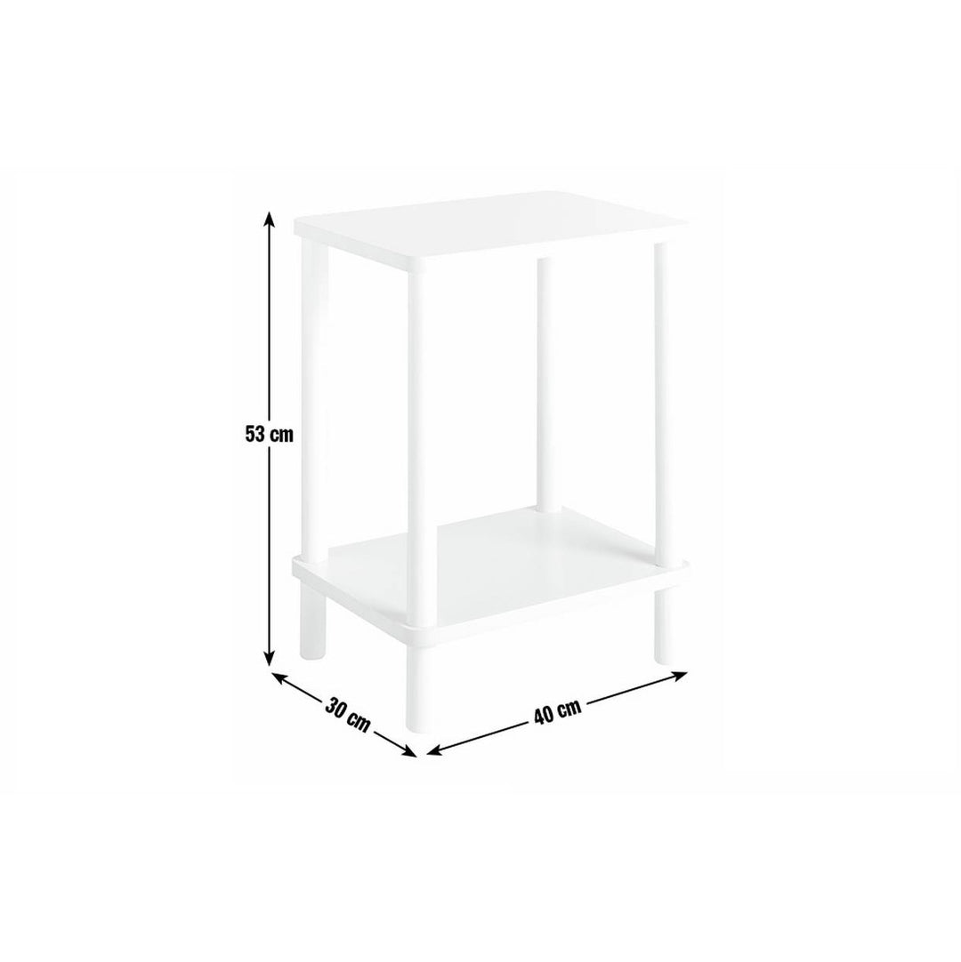 Home Andrea Bedside Table - White (Only One Table)