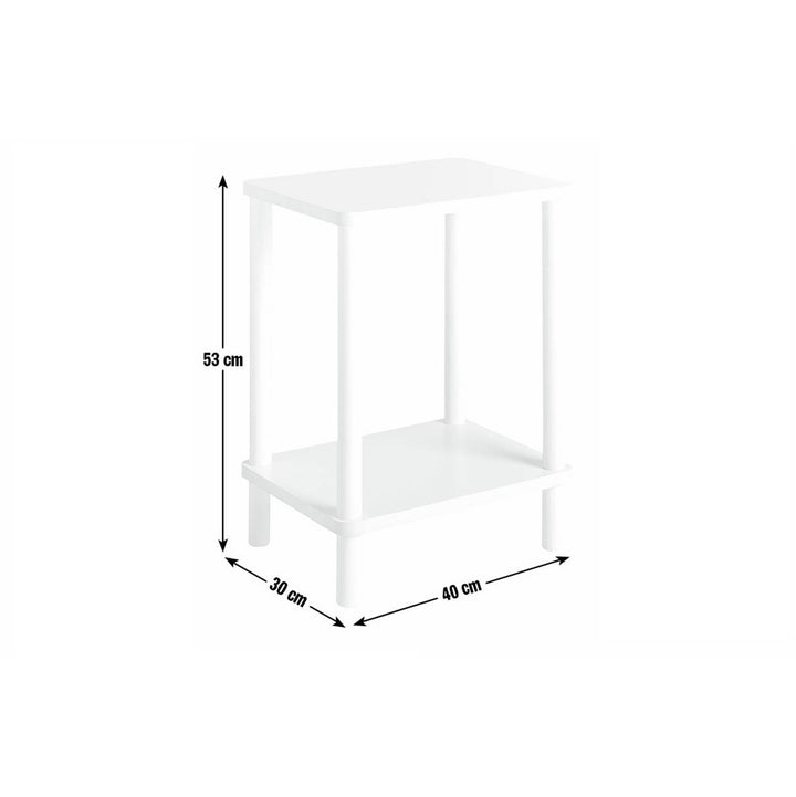 Home Andrea Bedside Table - White (Only One Table)