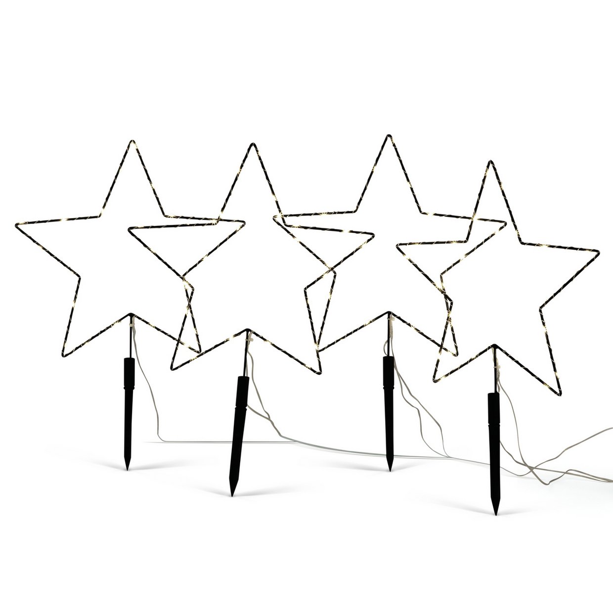 Habitat Set Of 4 Star Path Finder Christmas Lights
