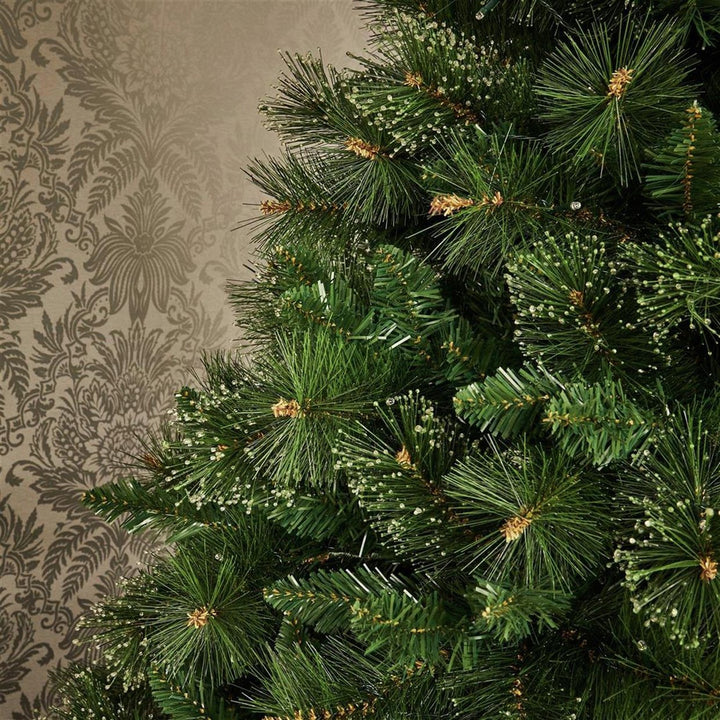 Premier Decorations 6ft Prelit Ridgemere Pine Christmas Tree