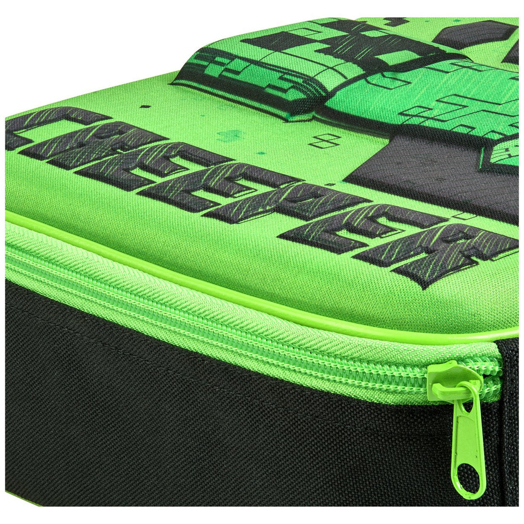 Minecraft Creeper Eva Lunch School Bag