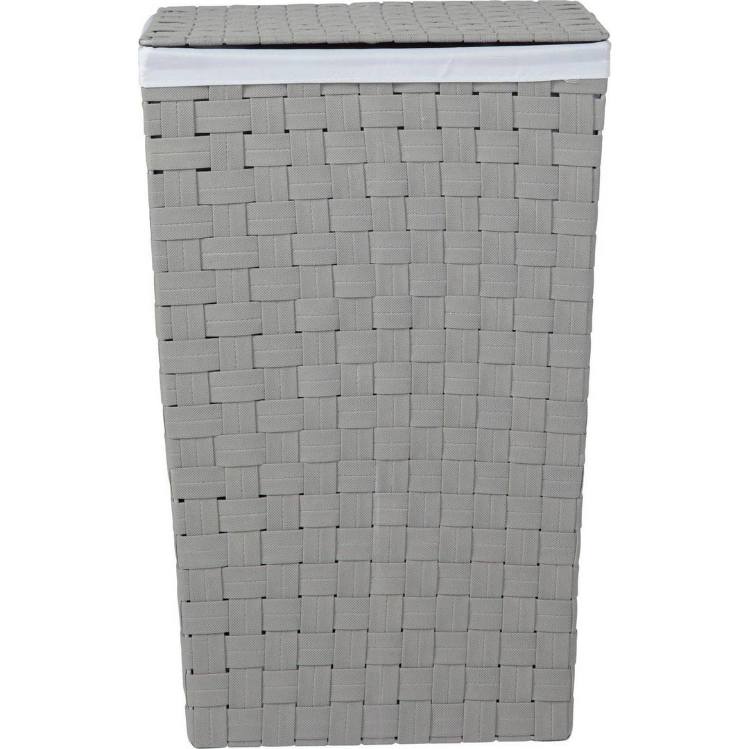 Home 60 Litre Yarn Laundry Bin - Flint Grey