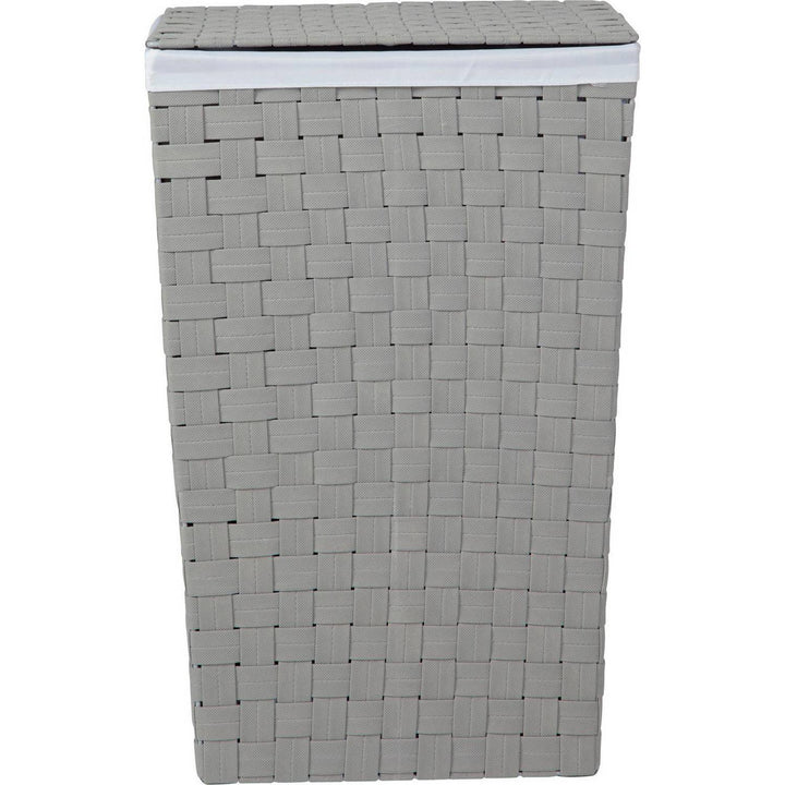 Home 60 Litre Yarn Laundry Bin - Flint Grey