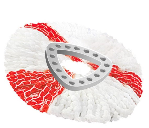 Vileda 2 In 1 Replacement Microfibre Turbo Mop Head 