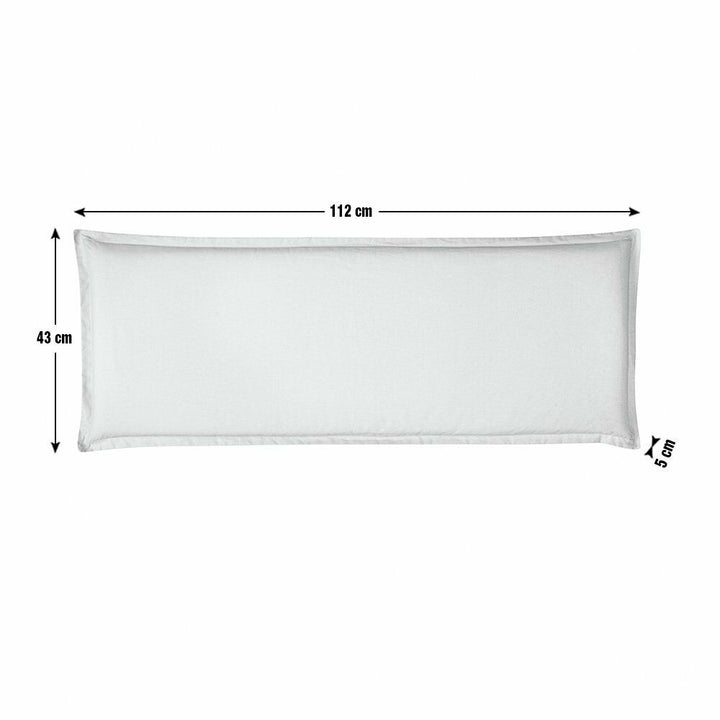 Home Garden Bench Cushion - Cream
