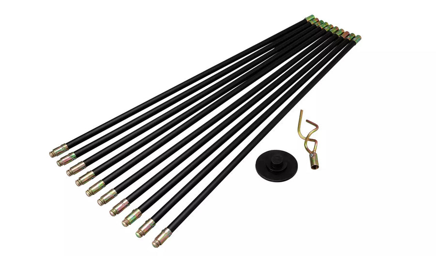 WORKPRO 12 Piece Drain Rod Set