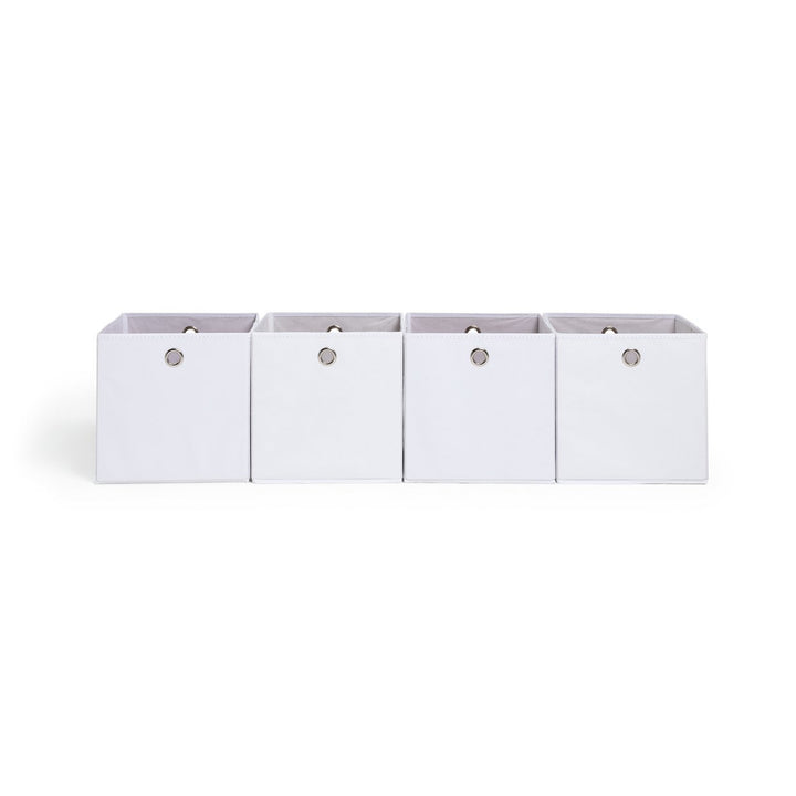 Home Set of 4 Squares Plus Boxes - White