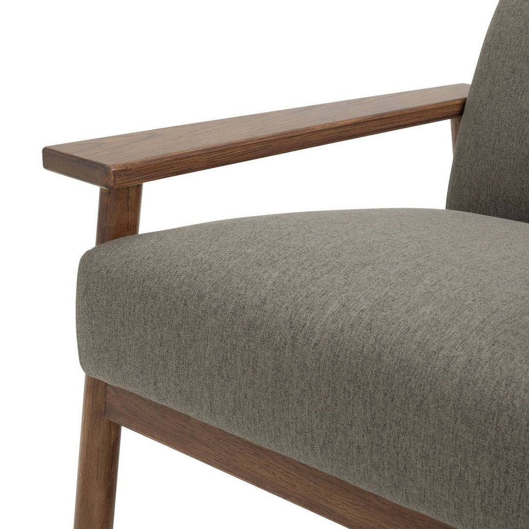 Habitat Dore Fabric Wingback Armchair - Grey