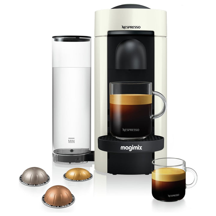 Nespresso Vertuo Plus Pod Coffee Machine by Magimix - White