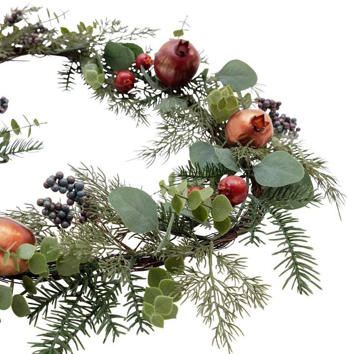 Home Traditional Pomegranate & Berries Christmas Garland