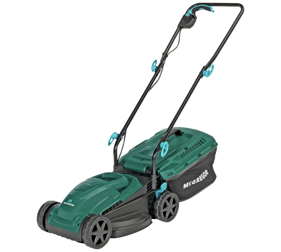 McGregor MER1232 32cm Corded Rotary Lawnmower - 1200W