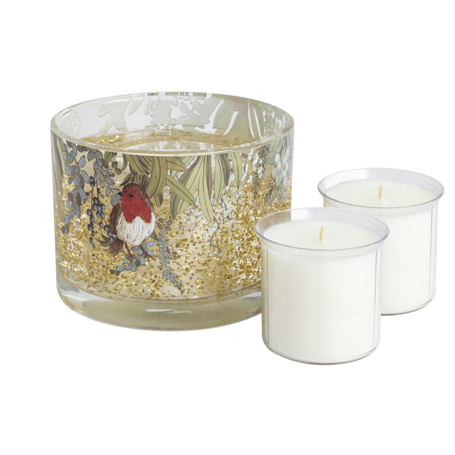 Home Refillable Gel Candle Set - Christmas Spice