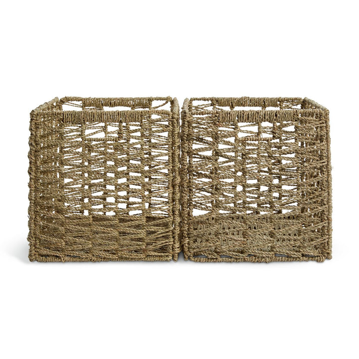 Habitat Set of 2 Seagrass Square Plus Boxes - Natural