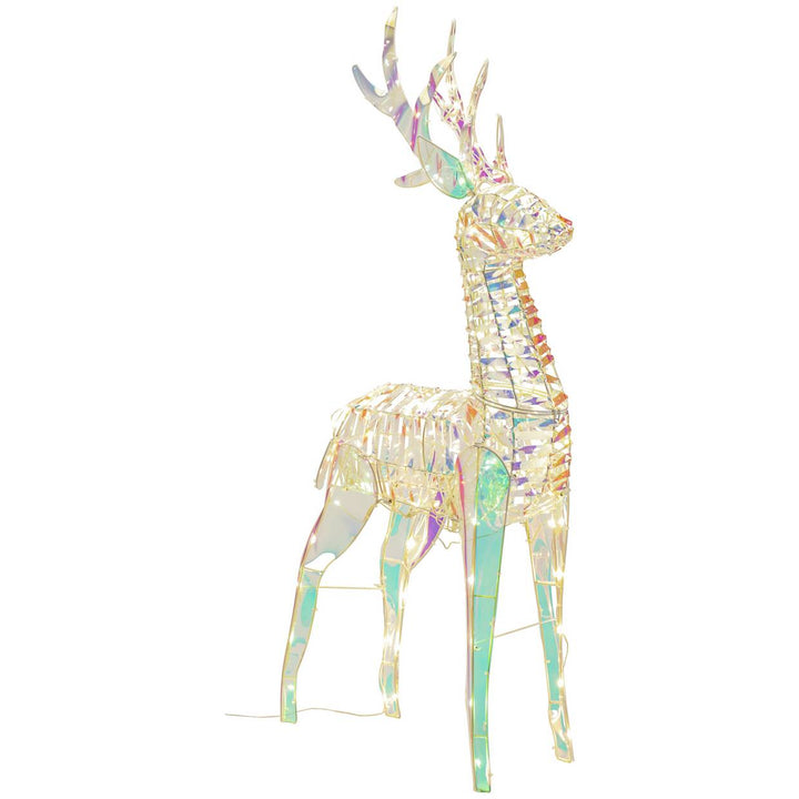 Habitat Christmas Iridescent Reindeer Decoration