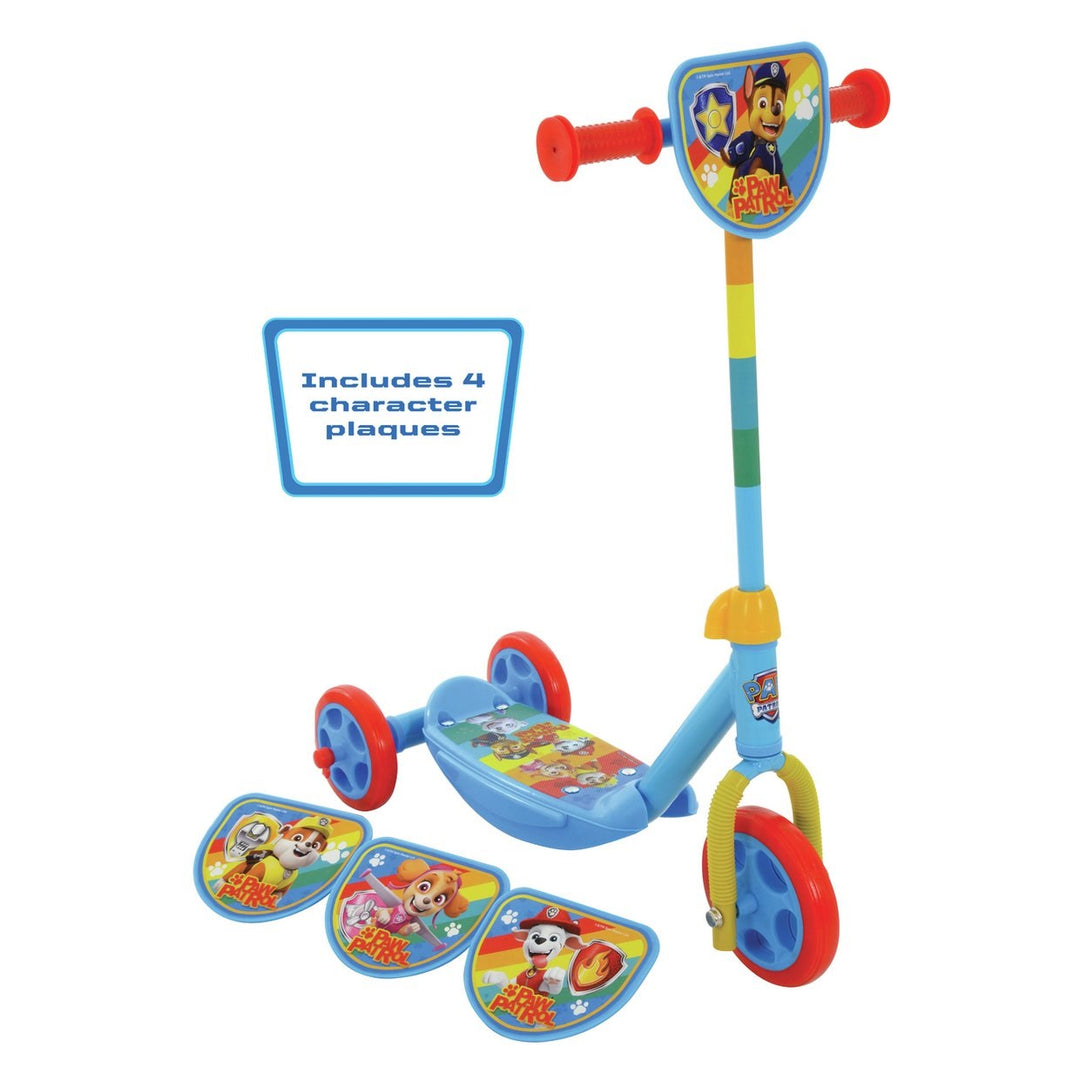 Paw Patrol Switch It Multi Character Tri Scooter - Multi-coloured