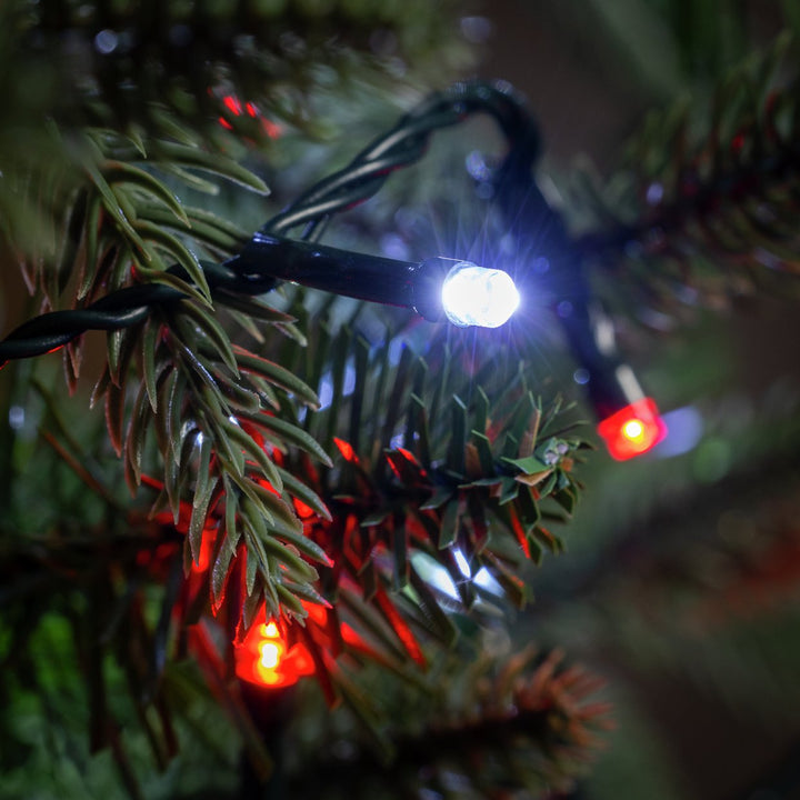 Habitat 240 Red & White LED Christmas Tree Lights