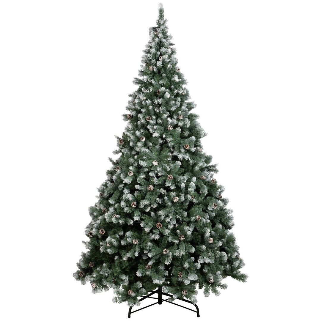 Habitat 10ft Pre Lit Blue Oscar Pine Cone Christmas Tree