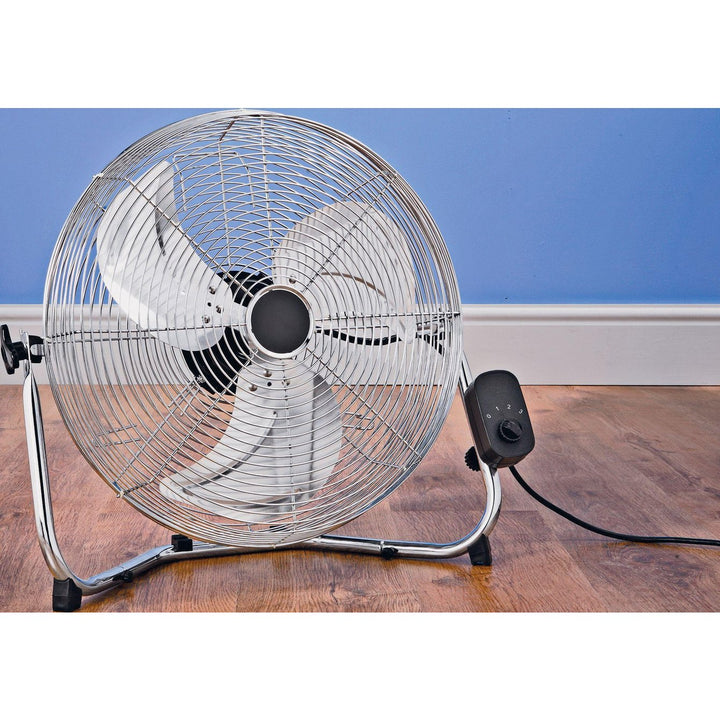 Challenge Chrome High Velocity Tilting Fan - 18 Inch
