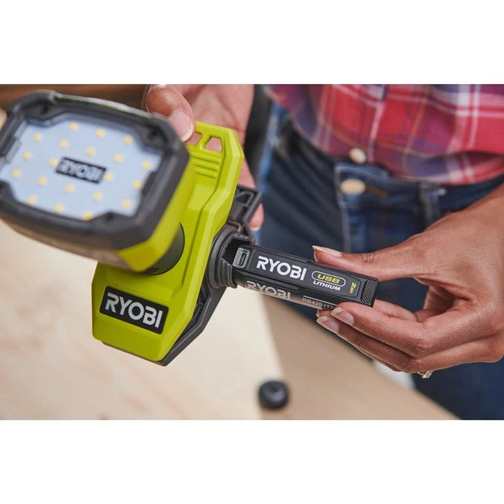 Ryobi 4V USB Lithium Cordless Clamp Light (Bare Tool)