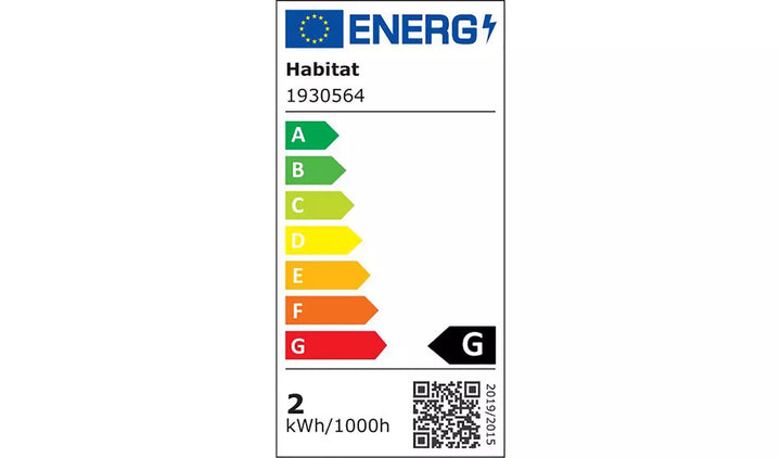 Habitat 190 Warm White LED Christmas Tree Lights with Star Topper - 2.3m