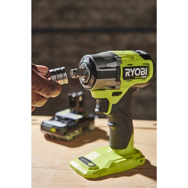 Ryobi RIW18C-0 18V ONE+ HP Cordless Brushless Compact 1/2" Impact Wrench (Bare Tool)