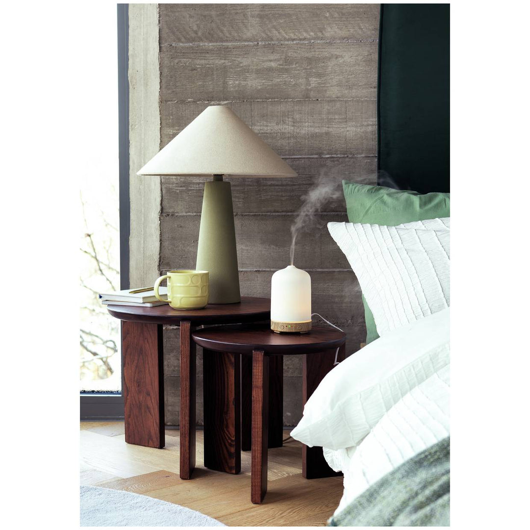 Habitat Xylo Solid Wood Nest of 2 Tables - Walnut