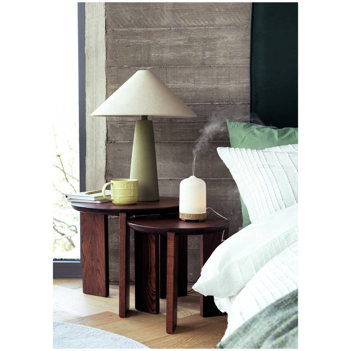 Habitat Xylo Solid Wood Nest of 2 Tables - Walnut