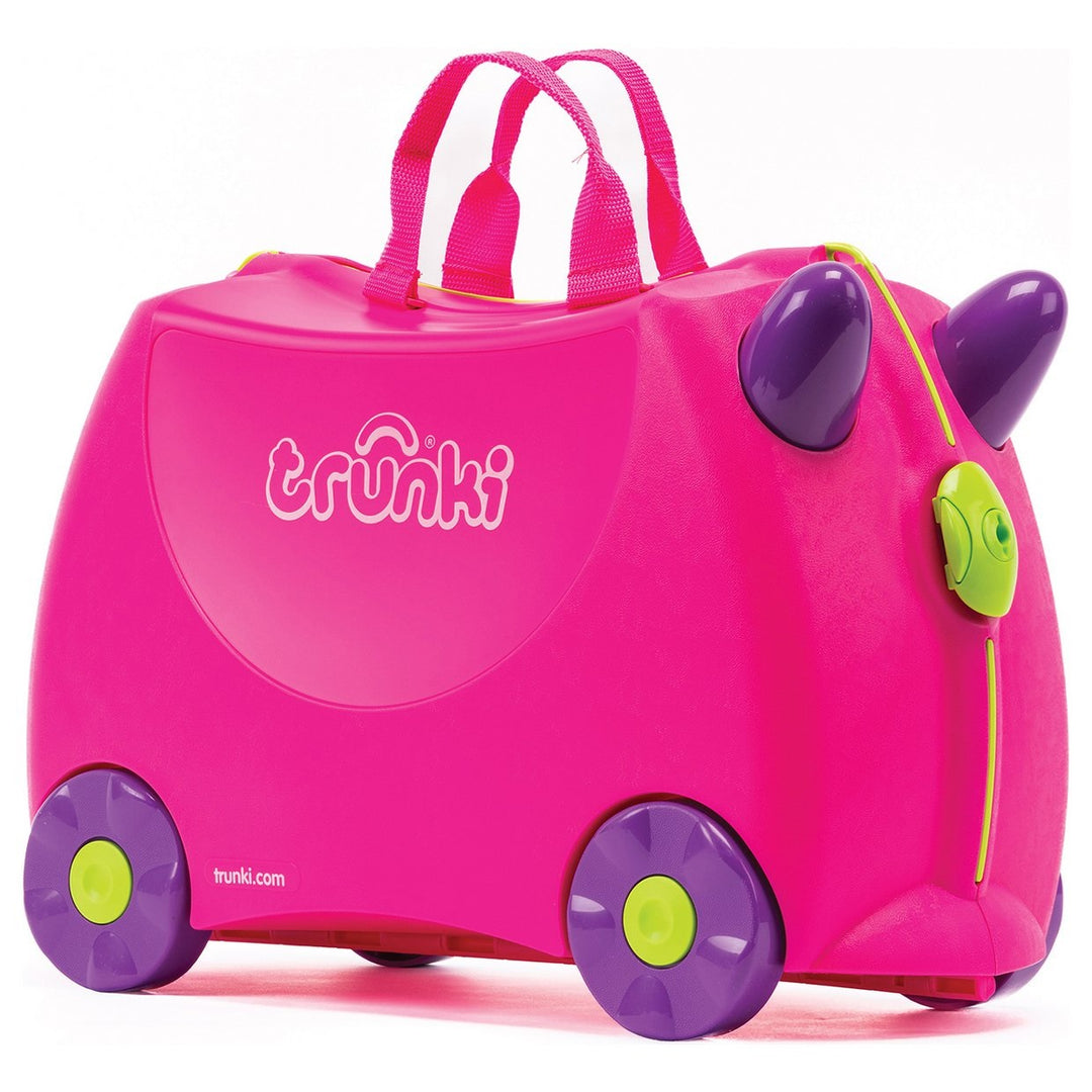 Trunki Trixie 4 Wheel Hard Ride On Suitcase - Pink