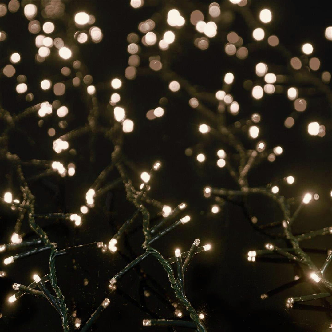 Premier Decorations 2000 Timer TreeBright Christmas Tree Lights - Warm White