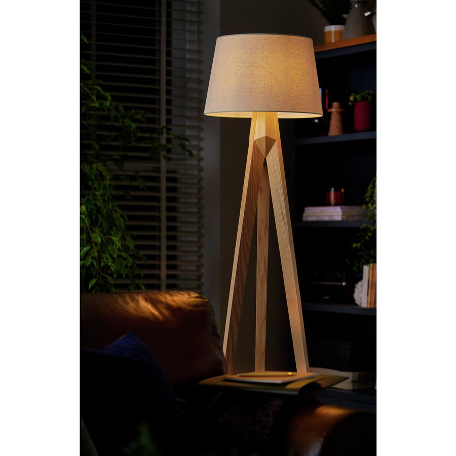 Habitat Cream Textured Easy Fit Tapered Lampshade - 40cm