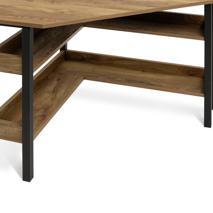 Habitat Nomad Corner Office Desk - Oak